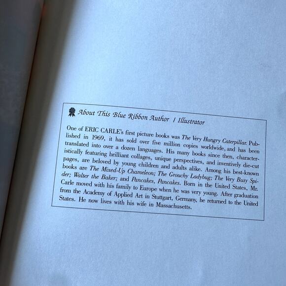 Vintage 1995 Eric Carle I See A Song Wordless Paperback Book - Picture 3 of 9